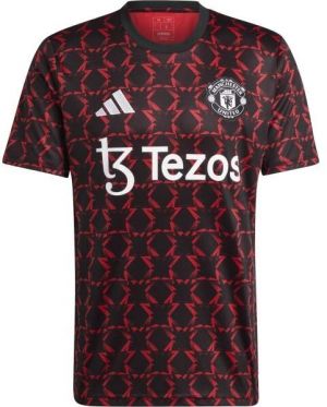 adidas MANCHESTER UNITED PRE-MATCH JERSEY Pánsky futbalový dres, červená, veľkosť