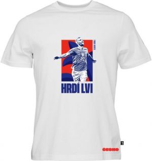 Puma FAČR HRDÍ LVI SOUČEK Pánske tričko, biela, veľkosť