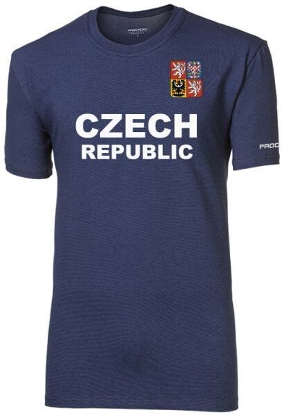PROGRESS FC2 CZ Pánske tričko pre fanúšikov, modrá, veľkosť