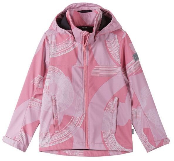 REIMA KUOPIO Detská softshellová bunda, ružová, veľkosť
