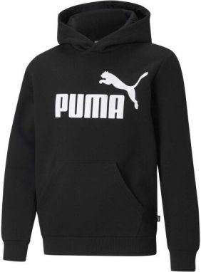 Puma ESSENTIALS BIG LOGO HOODIE Chlapčenská mikina, čierna, veľkosť