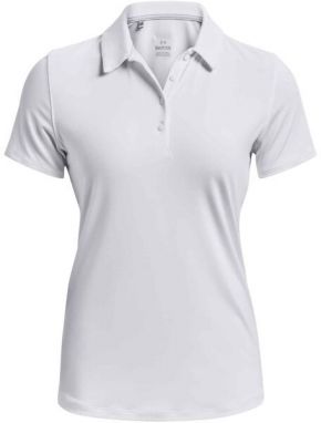 Under Armour PLAYOFF SS POLO Dámske polo tričko, biela, veľkosť S