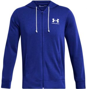 Under Armour RIVAL TERRY LC FZ Pánska mikina, modrá, veľkosť