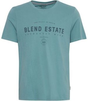 BLEND regular fit Pánske tričko, svetlomodrá, veľkosť