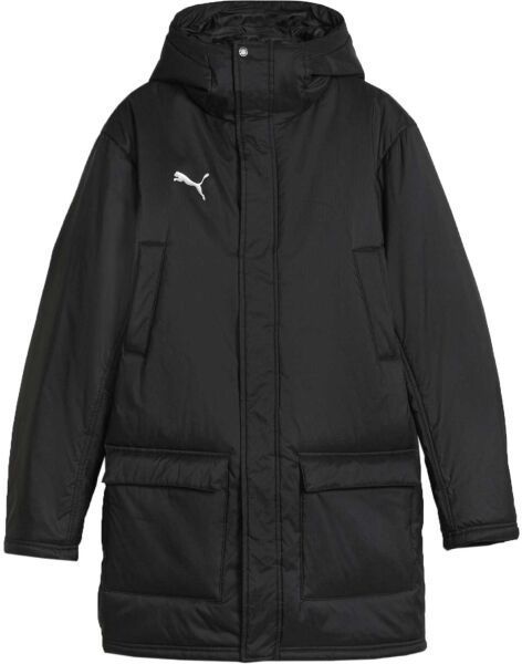 Puma TEAMFINAL WINTER JACKET Pánska futbalová zimná bunda, čierna, veľkosť