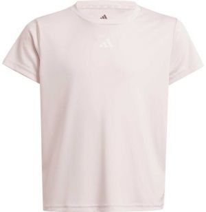 adidas TRAIN ESSENTIALS REGULAR TRAINING T-SHIRT Dievčenské tréningové tričko, ružová, veľkosť