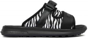 New Balance 330 PRINT Dámske šľapky, čierna, veľkosť 41.5