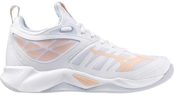 Mizuno WAVE DIMENSION W Dámska volejbalová obuv, biela, veľkosť 36.5
