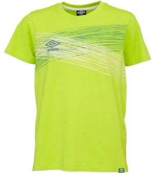 Umbro PAKSO Chlapčenské tričko, svetlo zelená, veľkosť 128-134