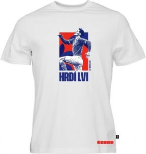 Puma FAČR HRDÍ LVI KREJČÍ Pánske tričko, biela, veľkosť