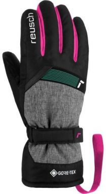 Reusch FLASH GORE-TEX JUNIOR Detské zimné rukavice, čierna, veľkosť