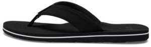 Quiksilver MOLOKAI LAYBACK TEXTURED Pánske žabky, čierna, veľkosť 39
