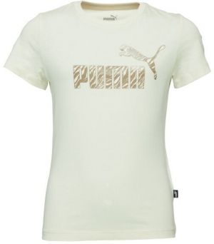 Puma ESSENTIALS + ANIMAL GRAPHIC TEE Dámske tričko, béžová, veľkosť