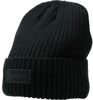4F WINTER CAP Pánska zimná čiapka, čierna, veľkosť