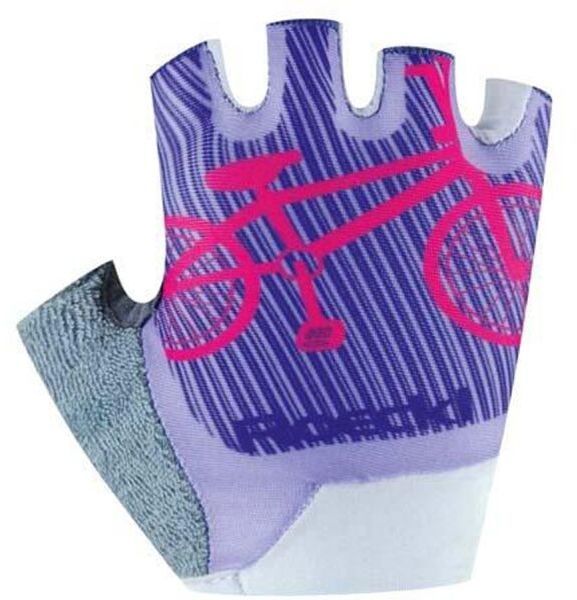 Roeckl TRAPANI JR Detské cyklistické rukavice, fialová, veľkosť 6Y