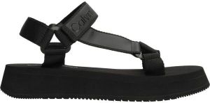 Calvin Klein SANDAL VELCRO WEBBING Dámske sandále, čierna, veľkosť