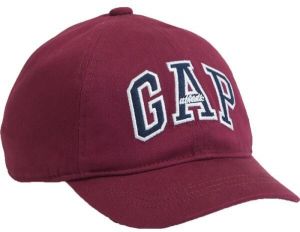 GAP LOGO BASEBALL Detská šiltovka, vínová, veľkosť
