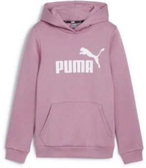 Puma ESS LOGO HOODIE FL G Dievčenská mikina, ružová, veľkosť