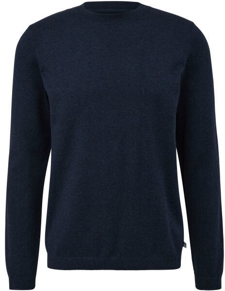 s.Oliver QS KNITTED PULLOVER NOOS Pánsky sveter, tmavo modrá, veľkosť