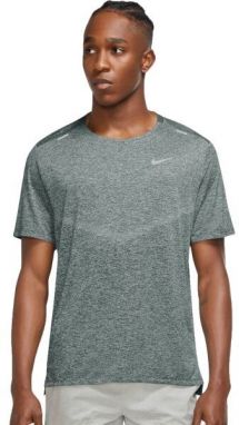Nike DF RISE 365 SS Pánske bežecké tričko, zelená, veľkosť