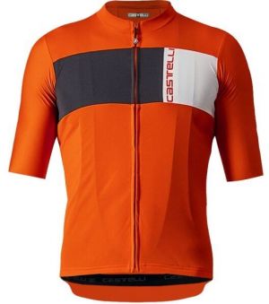 Castelli PROLOGO 7 Pánsky cyklistický dres, červená, veľkosť