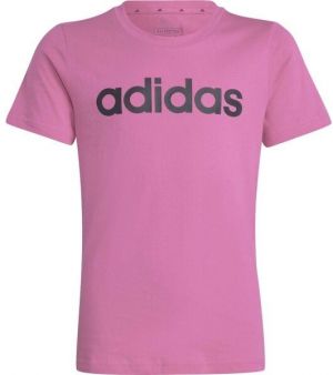 adidas ESSENTIALS LINEAR LOGO T-SHIRT Dievčenské tričko, ružová, veľkosť