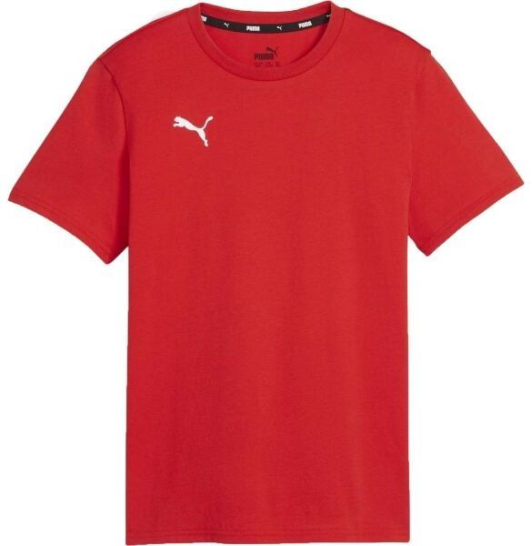 Puma TEAMGOAL CASUALS TEE JR Chlapčenské športové tričko, červená, veľkosť