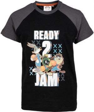 LOONEY TUNES BUNNY BASKETBALL Detské tričko, čierna, veľkosť