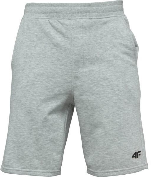 4F SHORTS BASIC Pánske kraťasy, sivá, veľkosť