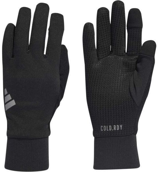 adidas RUN GLOVE C.RDY Pánske bežecké rukavice, čierna, veľkosť