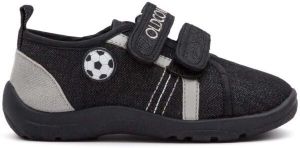 Oldcom SOCCER Chlapčenské prezuvky, černá, veľkosť