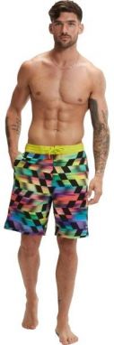 Speedo PRINT BORDI BASIN 20 Pánske šortky, mix, veľkosť