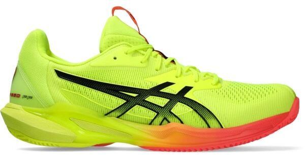 ASICS SOLUTION SPEED FF 3 CLAY PARIS Pánska tenisová obuv, reflexný neón, veľkosť 43.5