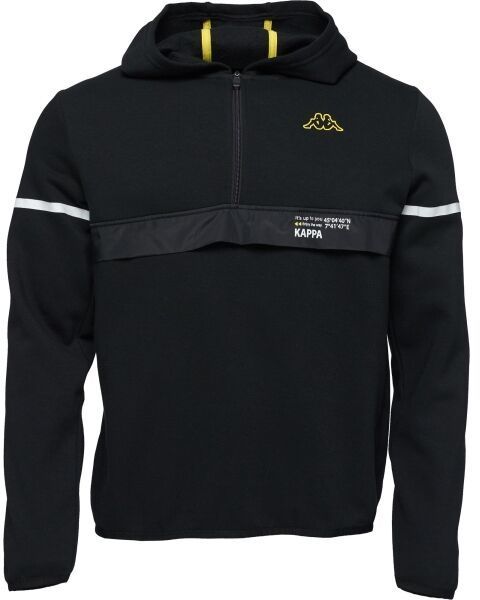 Kappa LOGO BARZOM Pánska mikina, čierna, veľkosť