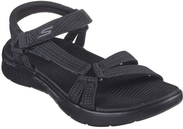 Skechers GO WALK FLEX - SUBLIME-X Dámske sandále, čierna, veľkosť