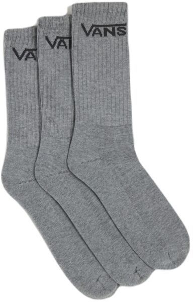Vans CLASSIC CREW 3PK Pánske ponožky, sivá, veľkosť