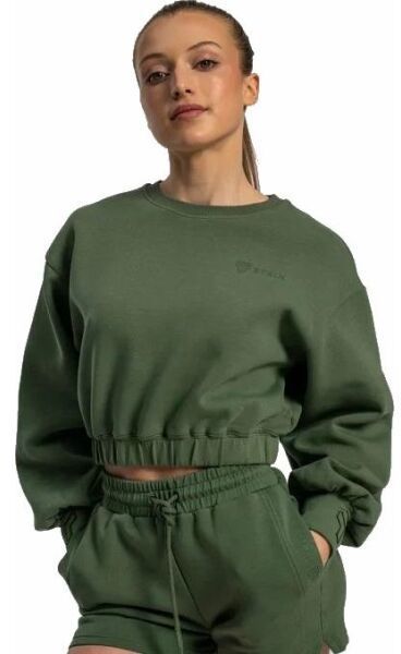 GymBeam LUNAR Dámska mikina, zelená, veľkosť