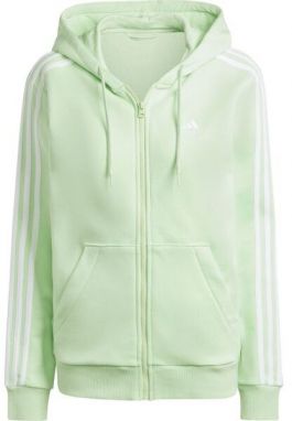 adidas ESSENTIALS 3-STRIPES HOODIE Dámska mikina, svetlo zelená, veľkosť