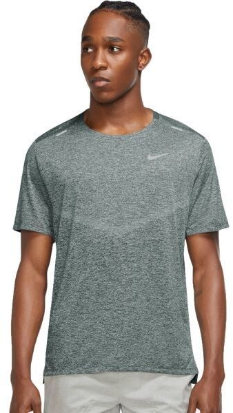 Nike DF RISE 365 SS Pánske bežecké tričko, zelená, veľkosť