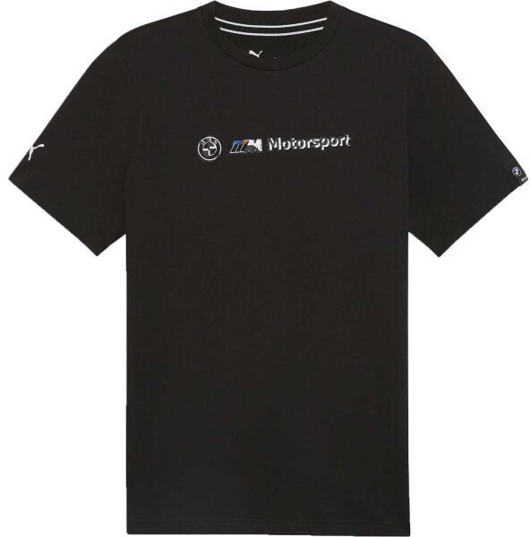 Puma BMW M MOTORSPORT LOGO TEE+ Pánske tričko, čierna, veľkosť