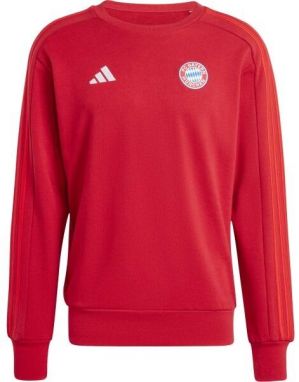 adidas FC BAYERN DNA SWT Pánska mikina, červená, veľkosť