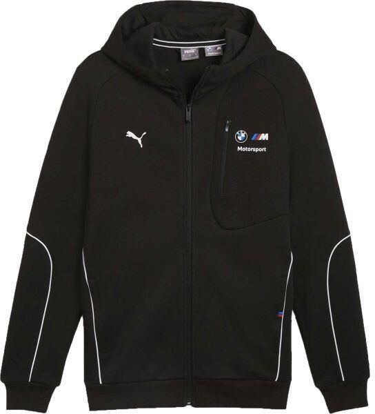 Puma BMW M MOTORSPORT HOODED SWEAT Pánska mikina, čierna, veľkosť