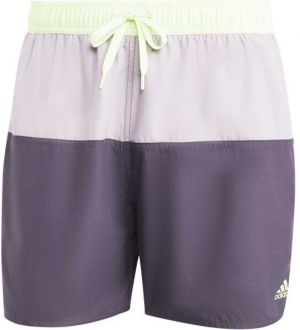 adidas COLORBLOCK CLX Pánske kúpacie šortky, fialová, veľkosť