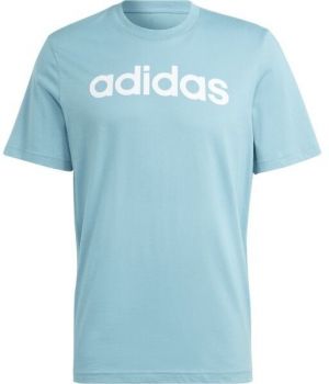 adidas LIN SJ TEE Pánske tričko, svetlomodrá, veľkosť