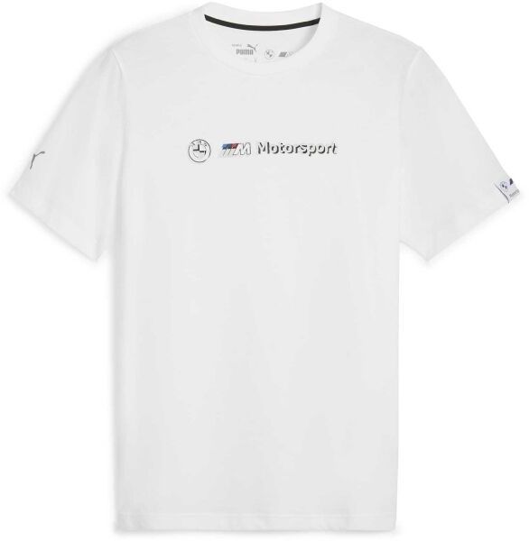 Puma BMW M MOTORSPORT LOGO TEE+ Pánske tričko, biela, veľkosť