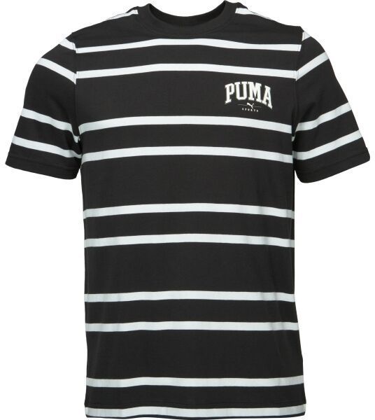Puma SQUAD STRIP AOP TEE Pánske tričko, čierna, veľkosť