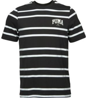 Puma SQUAD STRIP AOP TEE Pánske tričko, čierna, veľkosť