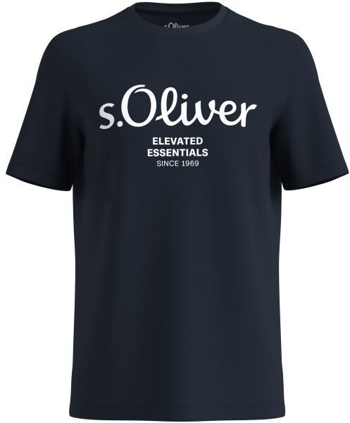s.Oliver RLBS T-SHIRT SS NOOS Pánske tričko, tmavo modrá, veľkosť