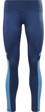 Reebok WOR MESH TIGHT Dámske legíny, tmavo modrá, veľkosť
