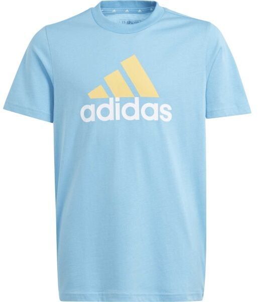 adidas ESSENTIALS TWO-COLOR BIG LOGO Chlapčenské tričko, svetlomodrá, veľkosť
